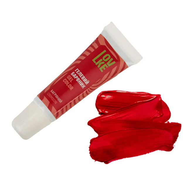 Барвник гел. Lovke багряний