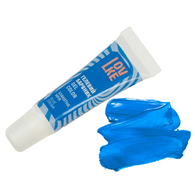 Барвник гел. Lovke блакитна мрія