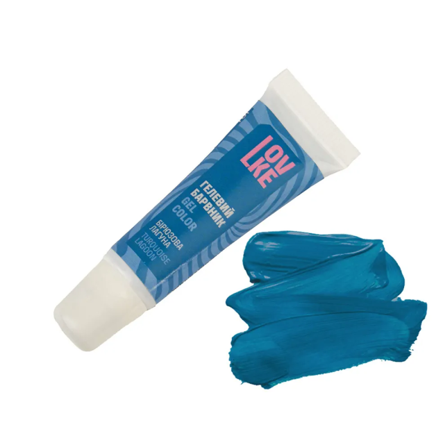 Барвник гел. Lovke бірюзова лагуна