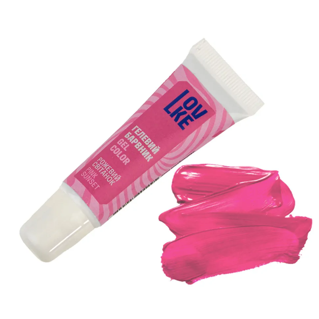 Барвник гел. Lovke рожевий світанок