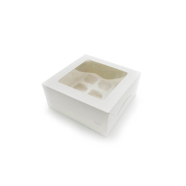 БІЛА коробка 9 кексів
