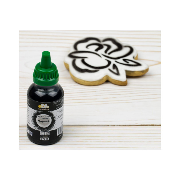 Барвник для аерографа confiseur  Чорний 60 грам