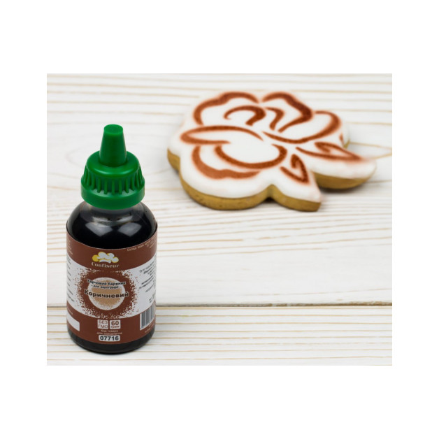 Барвник для аерографа confiseur  Коричневий 60 грам