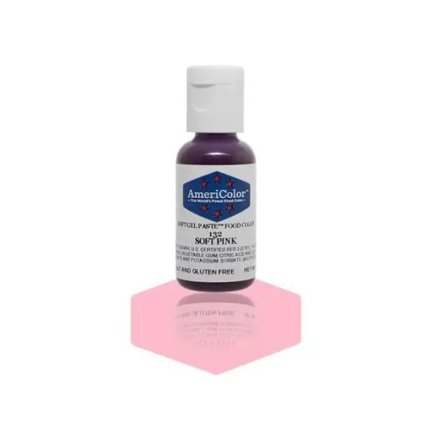 Барвник гелевий Амеріколор 132 Мякий Рожевий 21г