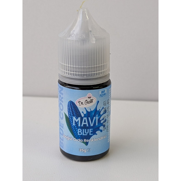 Барвник гелев.натуральний Dr.Gusto блакитний 35 г.