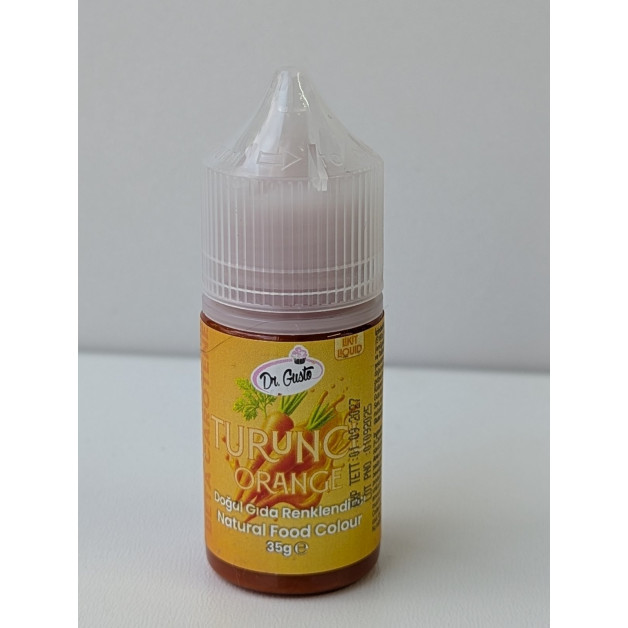 Барвник гелев.натуральний Dr.Gusto помаранчевий 35 г.