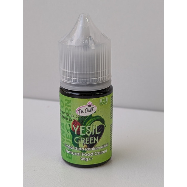 Барвник гелев.натуральний Dr.Gusto зелений 35 г