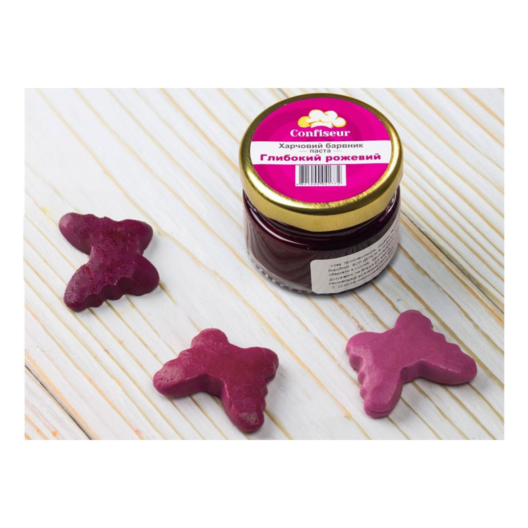 Барвник паста confiseur Глибокий рожевий