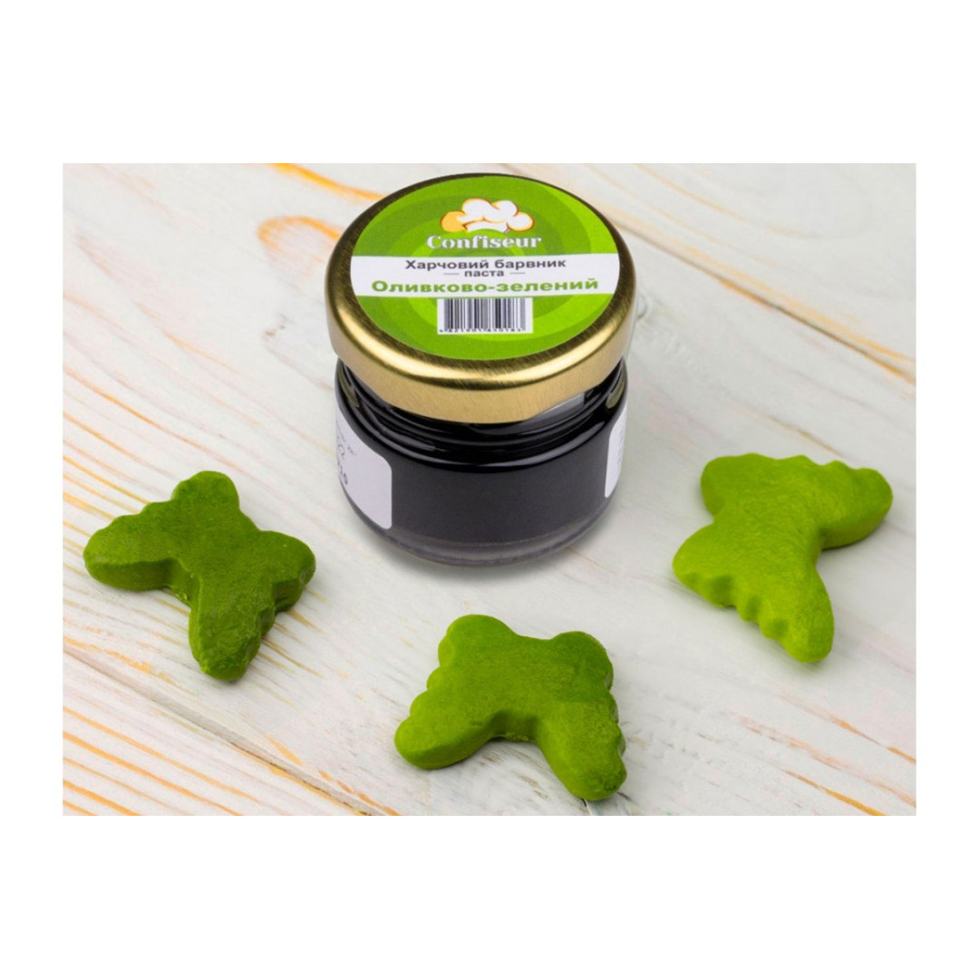 Барвник паста confiseur Оливково-Зелений