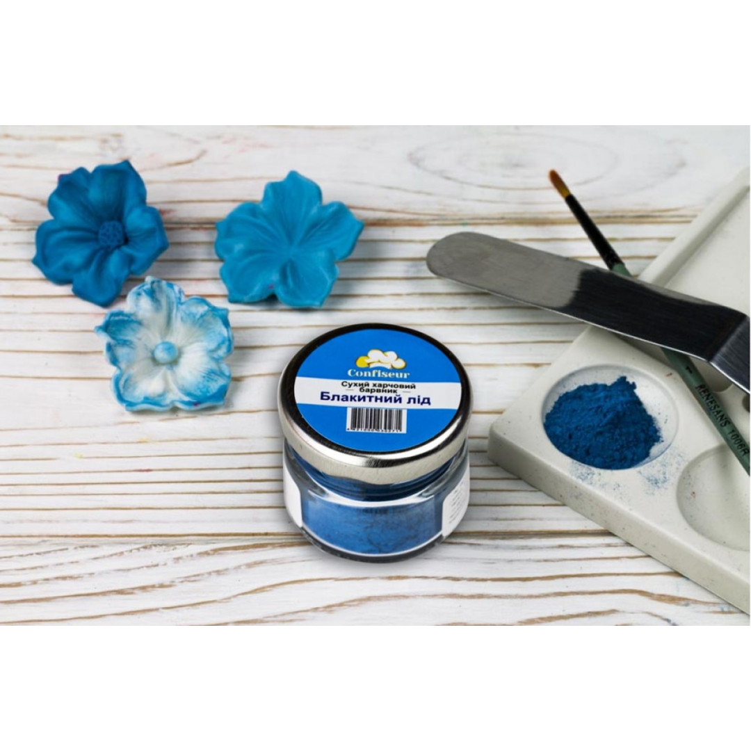 Барвник сухий confiseur Блакитний лід