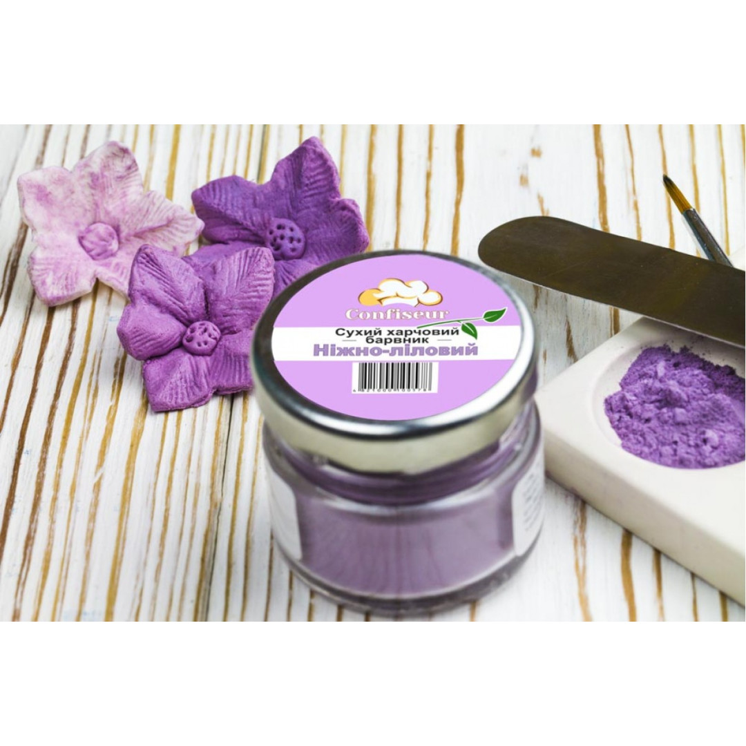 Барвник сухий confiseur Ніжно ліловий