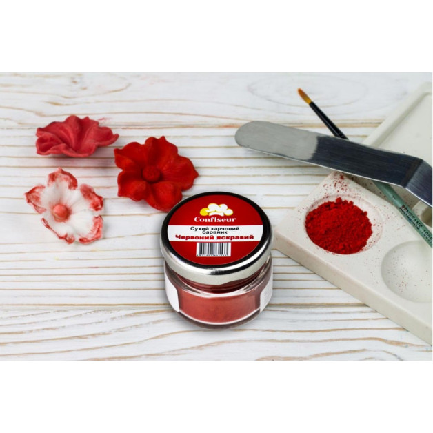 Барвник сухий confiseur Яскравий червоний