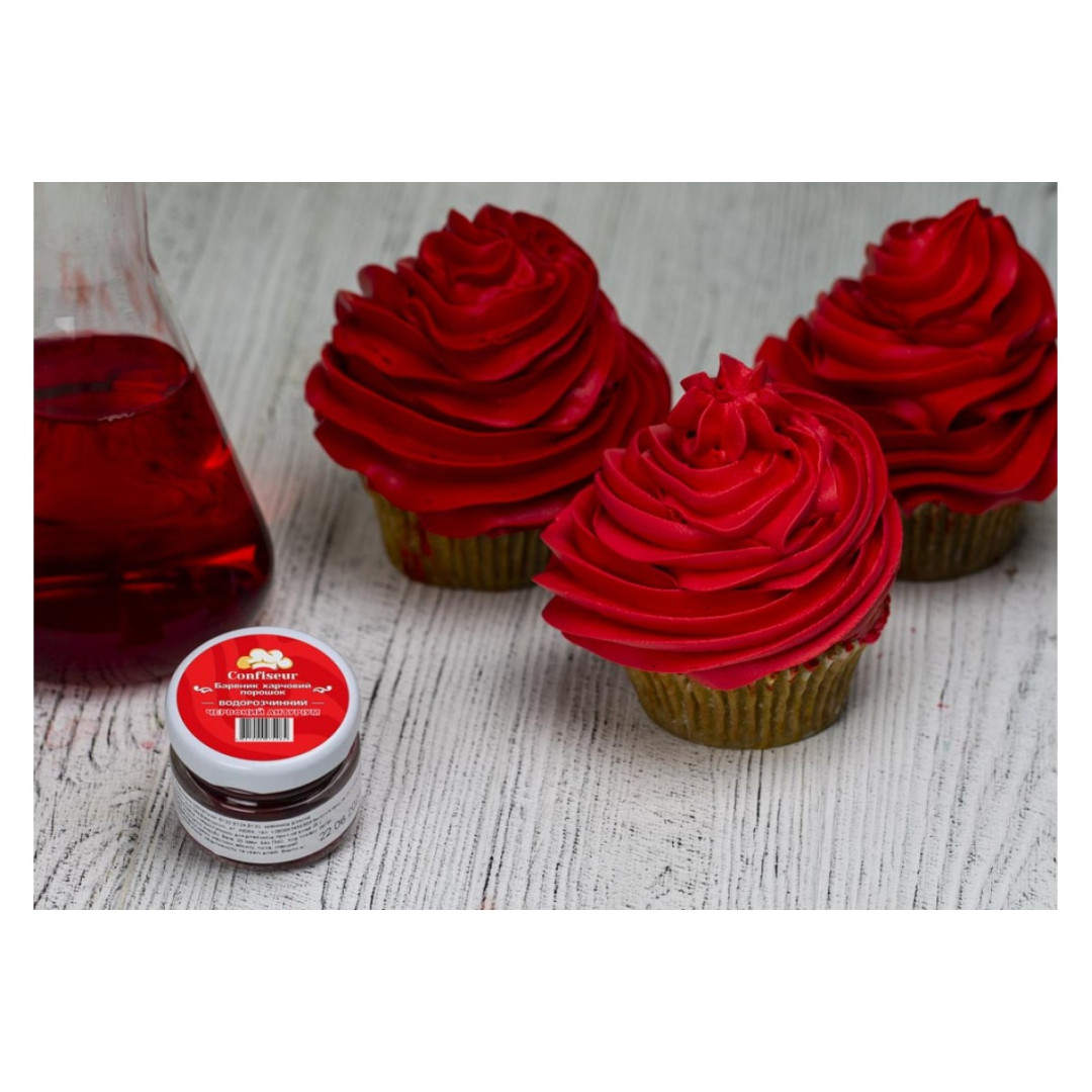 Барвник сухий confiseur водорозч.Черв.антуріум