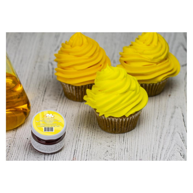 Барвник сухий confiseur водорозч.Сонячний жовтий