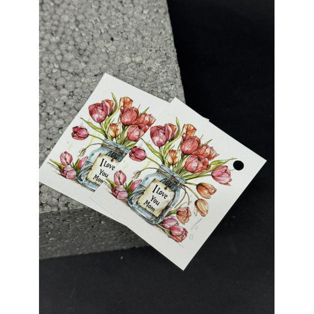 Бірка НР 10 шт, 5*4,5 см; 4,5*7 см; 5*7 см.