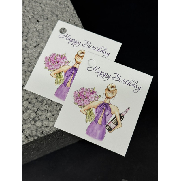 Бірка НР 10 шт, 5*4,5 см; 4,5*7 см; 5*7 см.