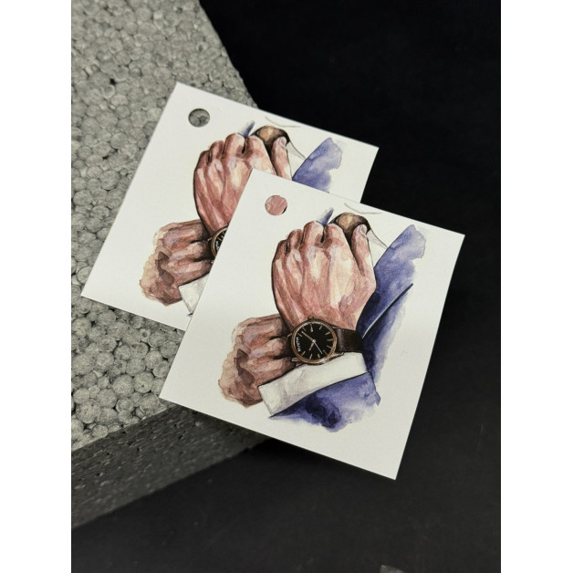 Бірка НР 10 шт, 5*4,5 см; 4,5*7 см; 5*7 см.