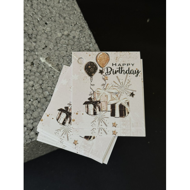 Бірка НР 10 шт, 5*4,5 см; 4,5*7 см; 5*7 см.