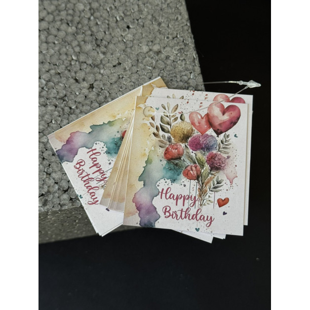 Бірка НР 10 шт, 5*4,5 см; 4,5*7 см; 5*7 см.