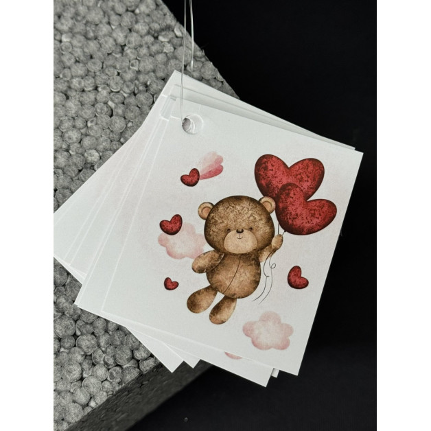 Бірка НР 10 шт, 5*4,5 см; 4,5*7 см; 5*7 см.