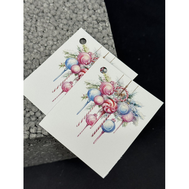 Бірка НР 10 шт, 5*4,5 см; 4,5*7 см; 5*7 см.№7