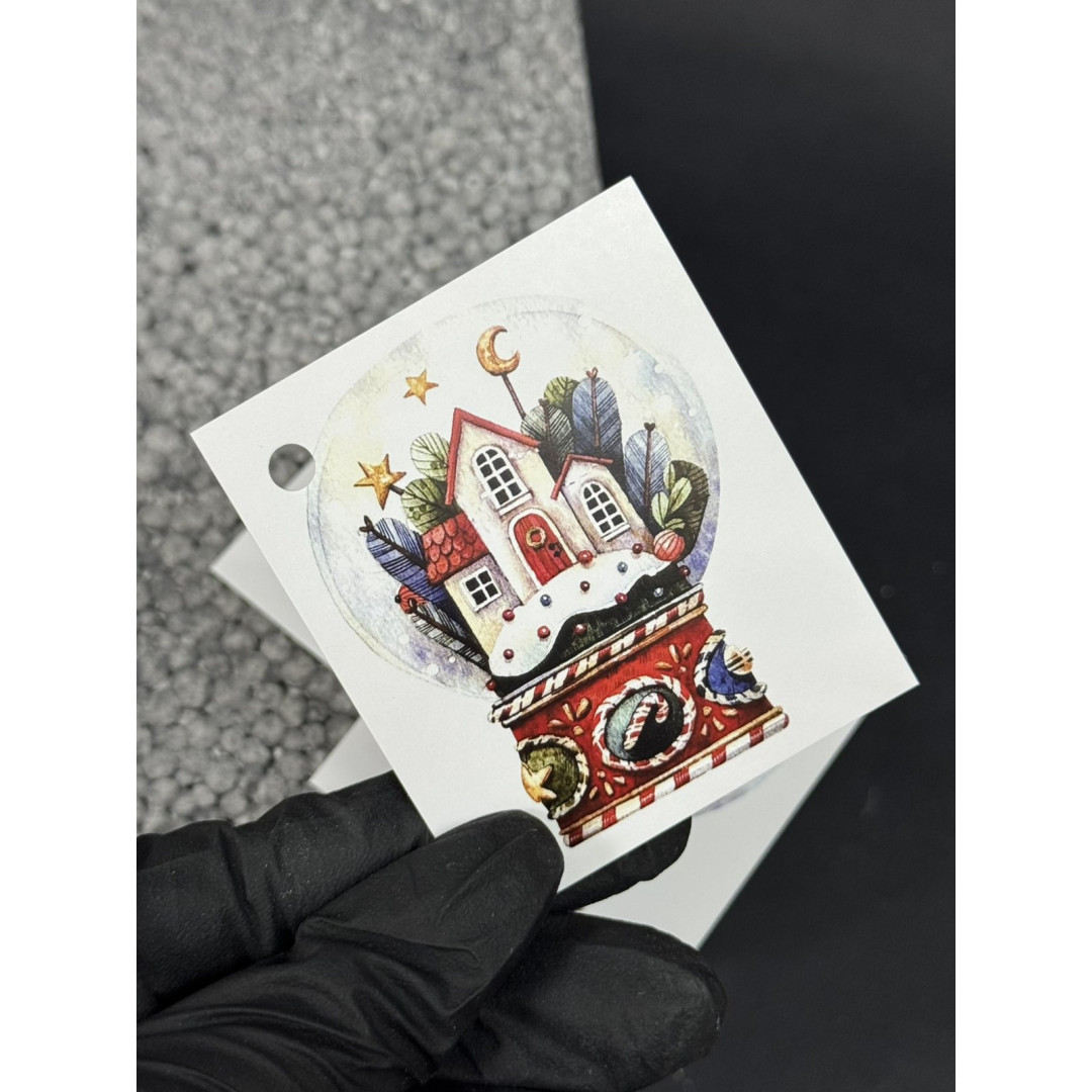 Бірка НР 10 шт, 5*4,5 см; 4,5*7 см; 5*7 см.+