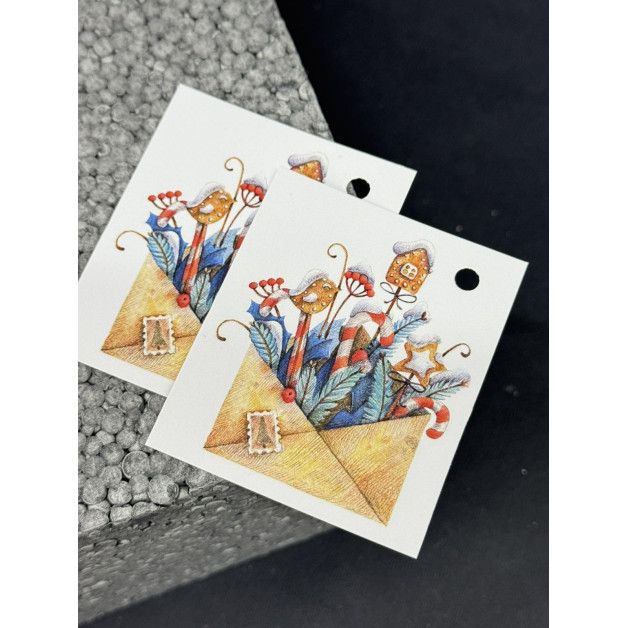 Бірка НР 10 шт, 5*4,5 см; 4,5*7 см; 5*7 см.№21