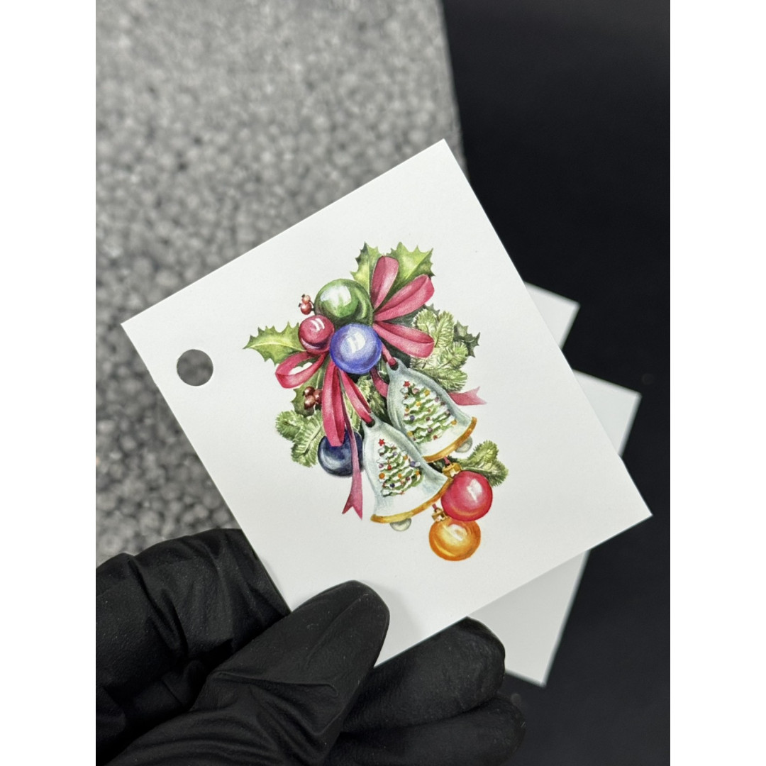 Бірка НР 10 шт, 5*4,5 см; 4,5*7 см; 5*7 см.№22