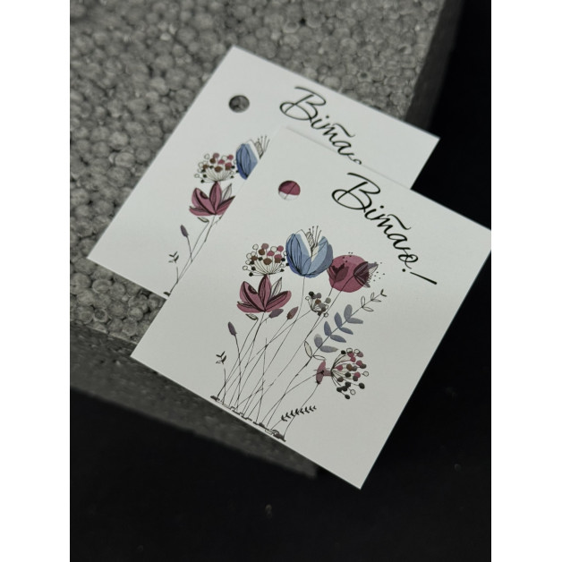 Бірка НР 10 шт, 5*4,5 см; 4,5*7 см; 5*7 см.