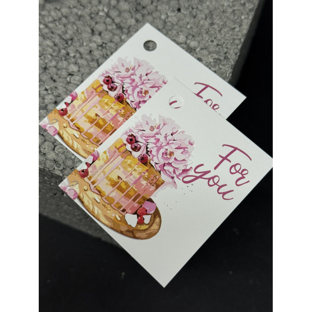 Бірка НР 10 шт, 5*4,5 см; 4,5*7 см; 5*7 см.