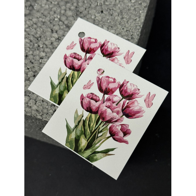 Бірка НР 10 шт, 5*4,5 см; 4,5*7 см; 5*7 см.