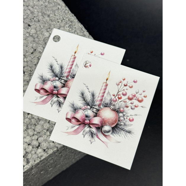 Бірка НР 10 шт, 5*4,5 см; 4,5*7 см; 5*7 см.№33