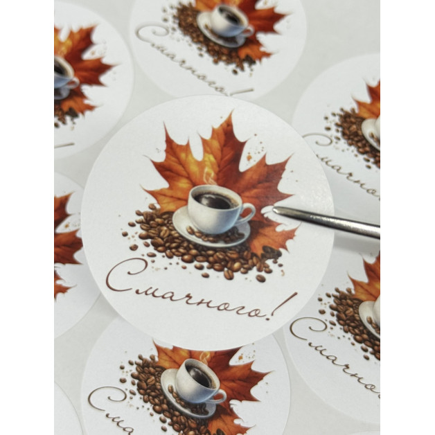 Бірка самоклейка  №6 (18 шт)