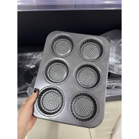 Форма для випічки тартів, кексів "фіалка"  мн-0546