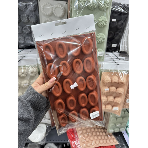 Форма для євродесертів Овал лодочка 20 шт