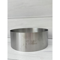 Форма кільце 1 мм h10см d26см