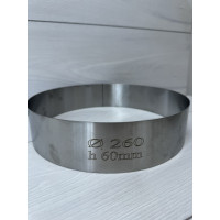 Форма кільце 1 мм h6см d26см