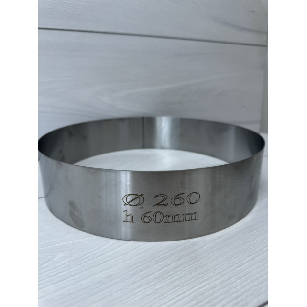 Форма кільце 1 мм h6см d26см