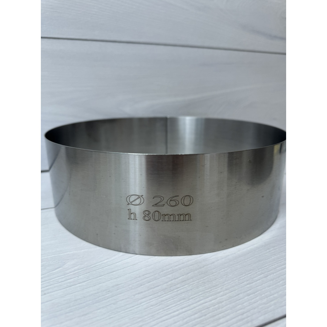 Форма кільце 1 мм h8см d26см