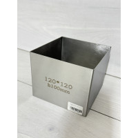 Форма квадрат 1 мм h10см 12*12