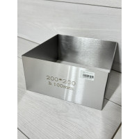 Форма квадрат 1 мм h10см 20*20