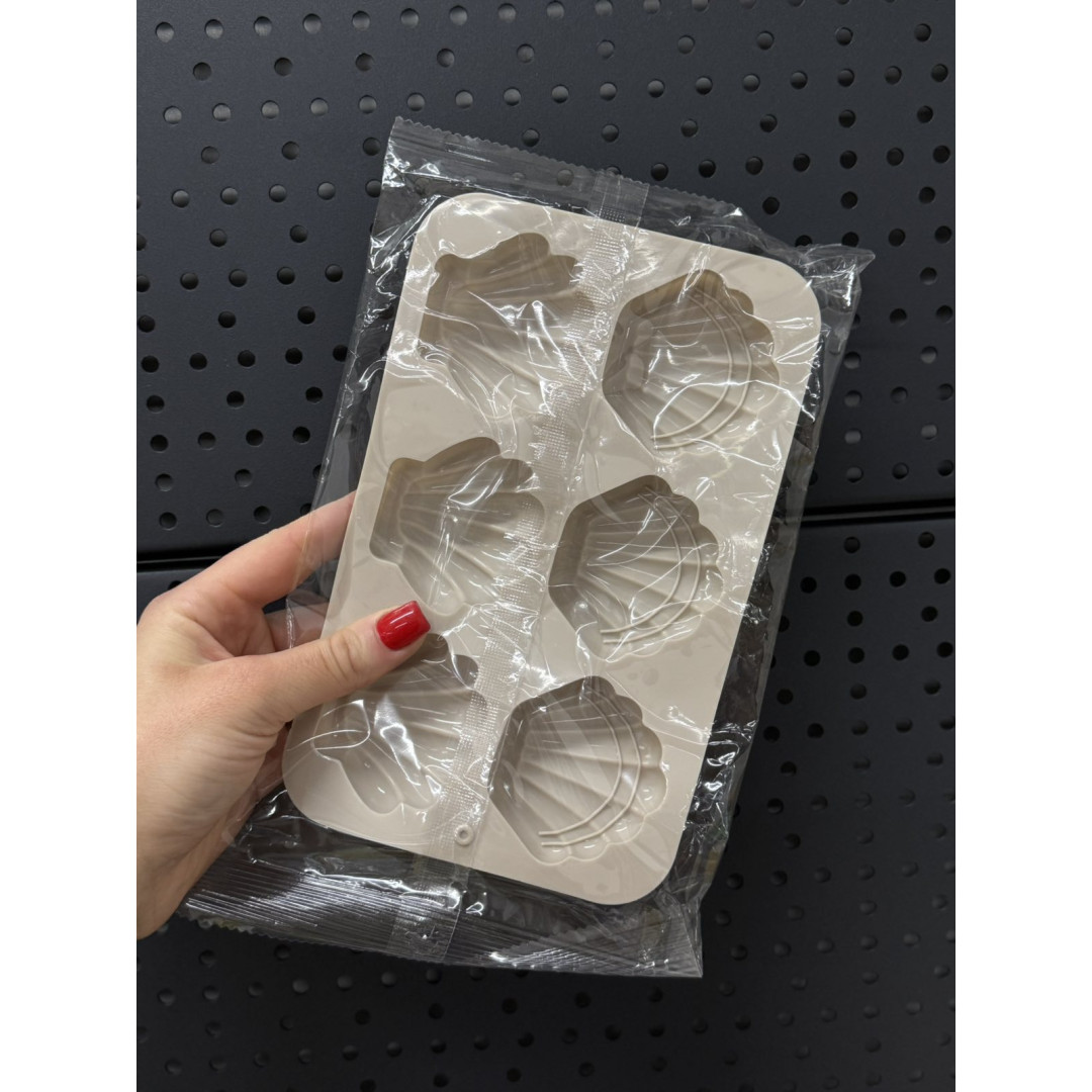 Форма силіконова Мушлі 6 шт