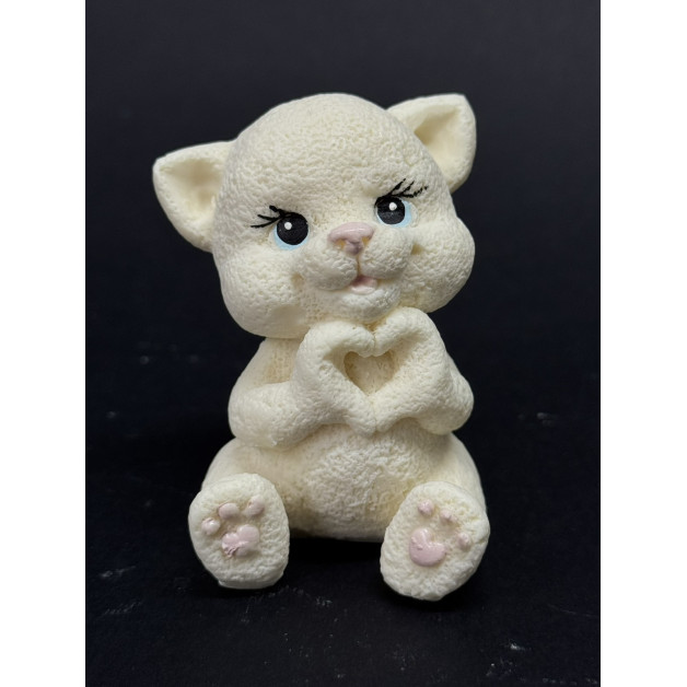 Кондитерська прикраса котик №3