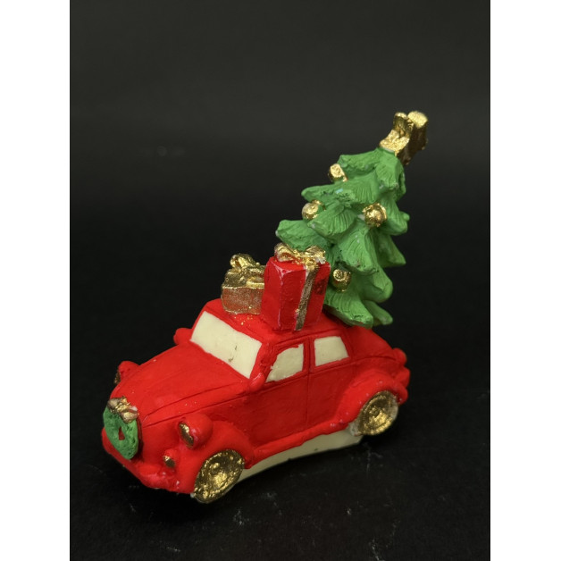 Кондитерська прикраса машинка з ялинкою