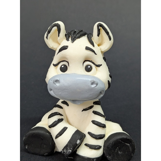 Кондитерська прикраса зебра №1-висота 8 см