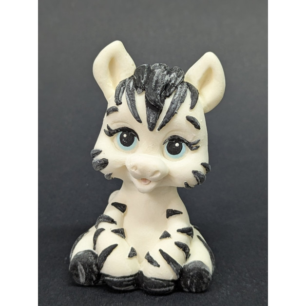 Кондитерська прикраса зебра №2-висота 8см