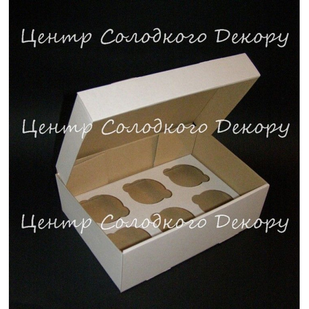 Коробка 6 кекси