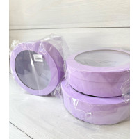 Коробка для зефіру подар. 20 см бузкова