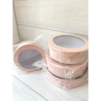 Коробка для зефіру подар. 22 см св-пудра