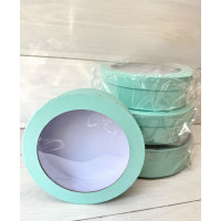 Коробка для зефіру подар. 24 см м"ятна